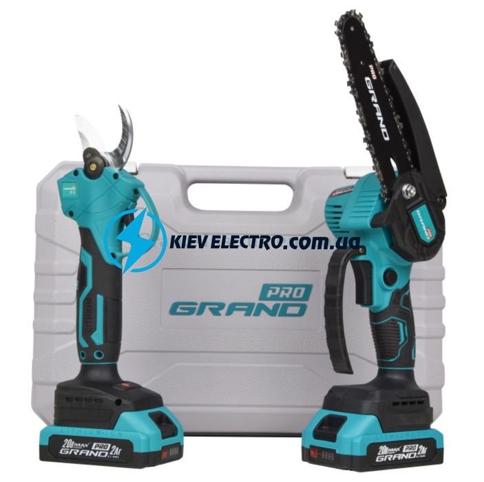 Набір садівника !! Секатор Grand CA-20 BL Пила Grand АПЦ-20V/6"-2