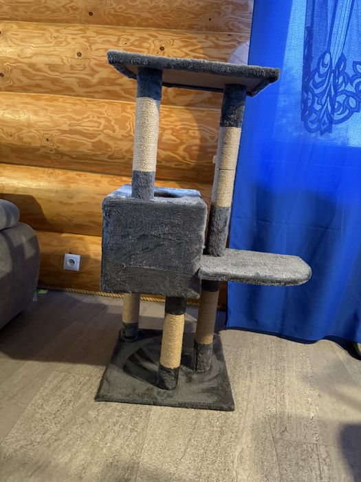 drapak dla kota szary