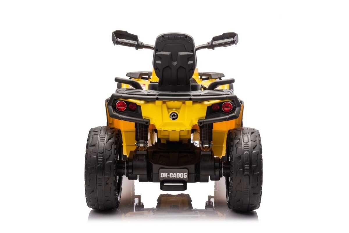 Quad Can Am Outlander 4x4 na akumulator 12V 14Ah + PILOT Żółty