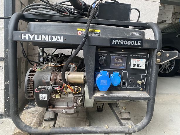 Бензиновий генератор 9 квт Hyundai HY9000LE