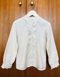 Camisa branca 5-6 anos Lanidor
