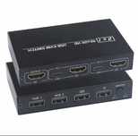 Przełącznik KVM + 4 gniazda USB