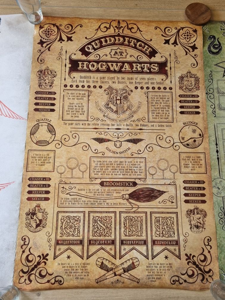 Plakat Harry Potter 3 szt 61x91cm
