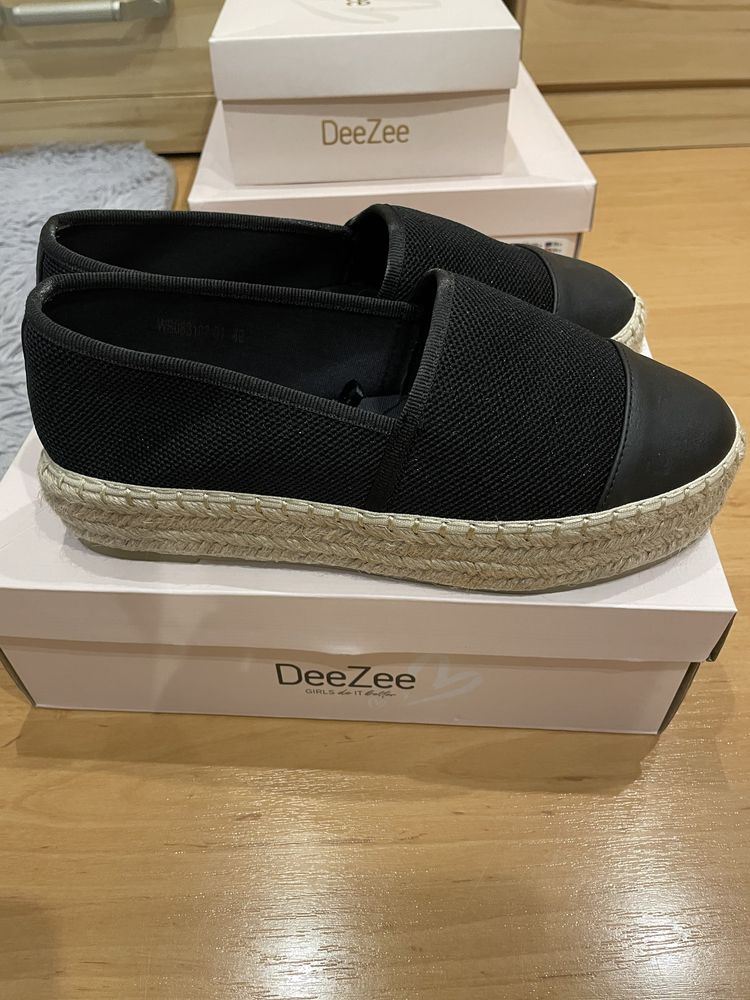 Espadryle na platformie