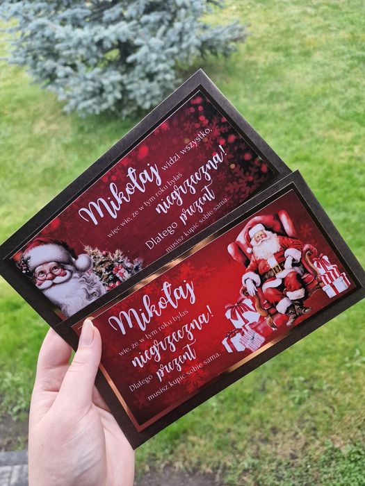 Świąteczny bon podarunkowy