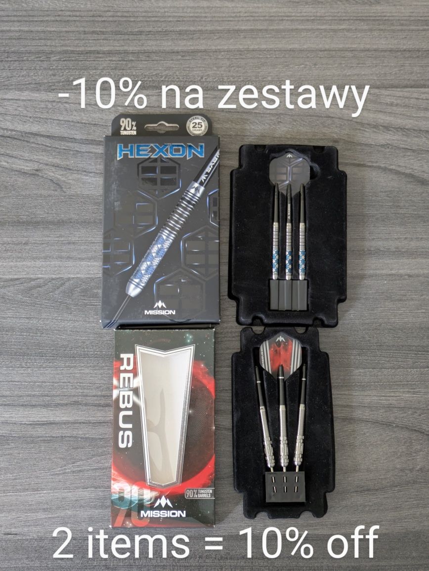 HEXON by Mission lotki steel dart