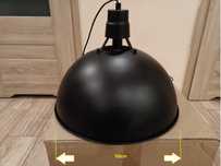 lampa sufitowa duża loft industrialna do kuchni salonu 50cm led e 27