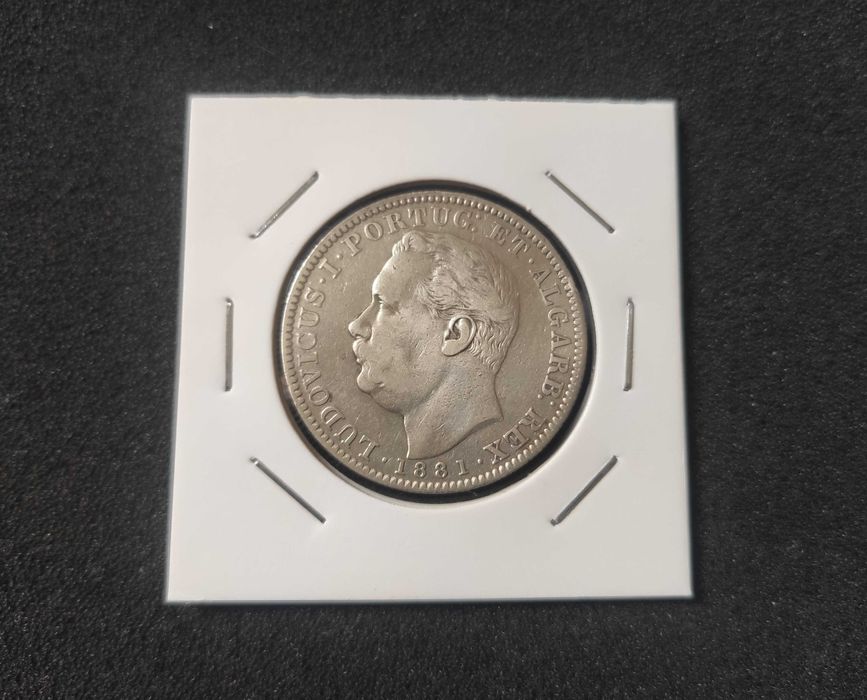 Moeda 1 Rupia 1881 Prata - Índia