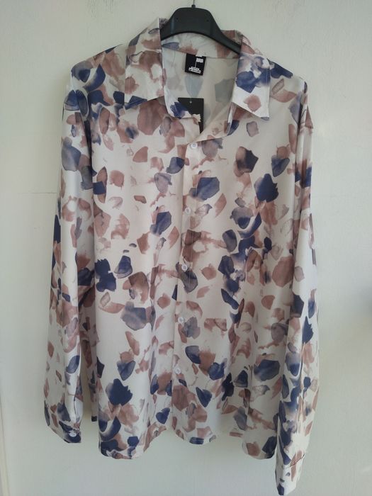 Camisa estampada com padrão, original - Tamanho XXL- Nova!