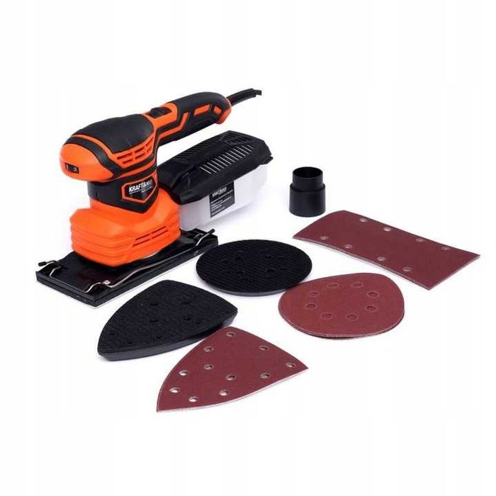 Szlifierka mimośrodowa oscylacyjna elektryczna z regulacją 3w1 1200W