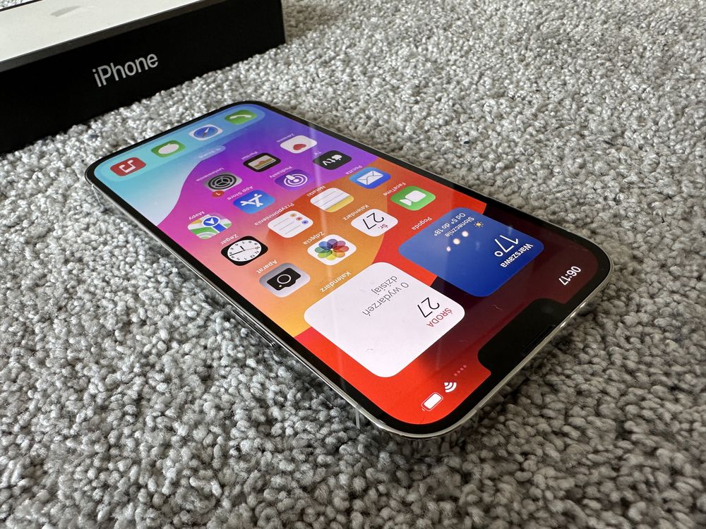 Jak Nowy IPhone 13 pro Max 256gb P-Ń Srebrny