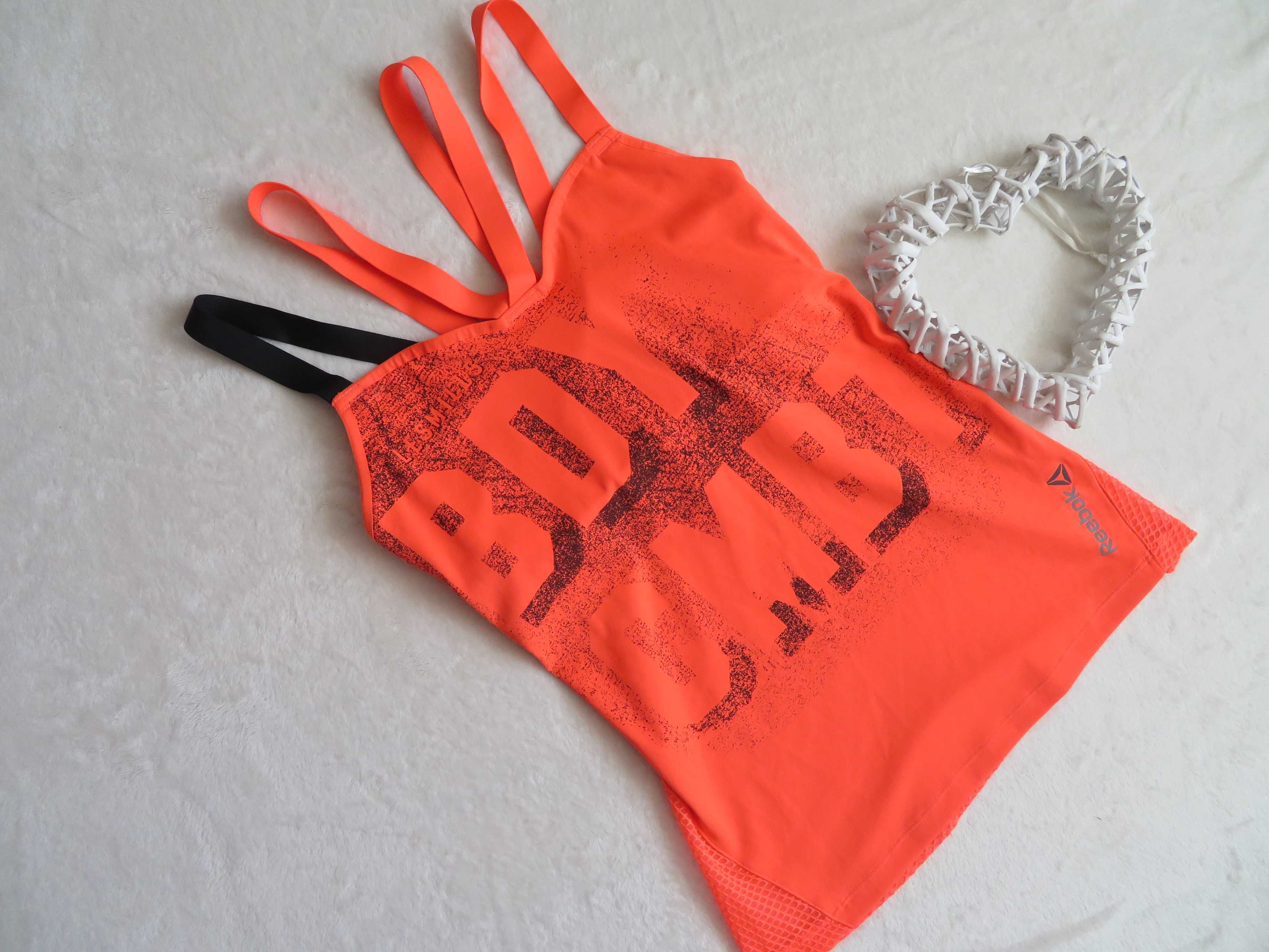 REEBOK  Lesmills   j.NOWA bluzka damska sportowa koszulka top   36 S
