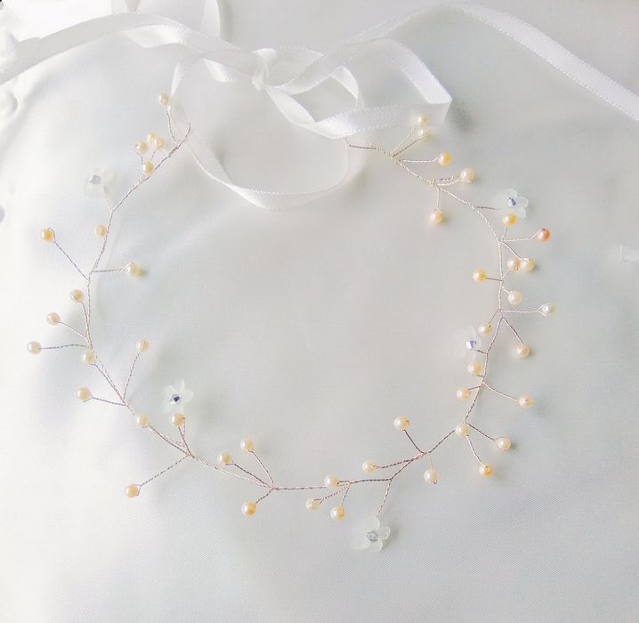 Wianek opaska ozdoba ślub