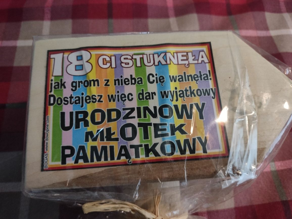 -50% Śmieszny ogromny młotek XXXL Prezent upominek 18 urodziny Okazja