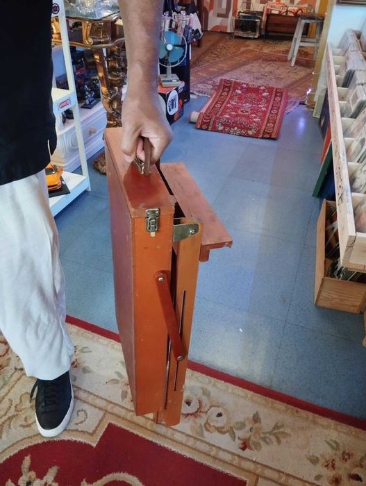 Cavalete Mala Dobrável Vintage