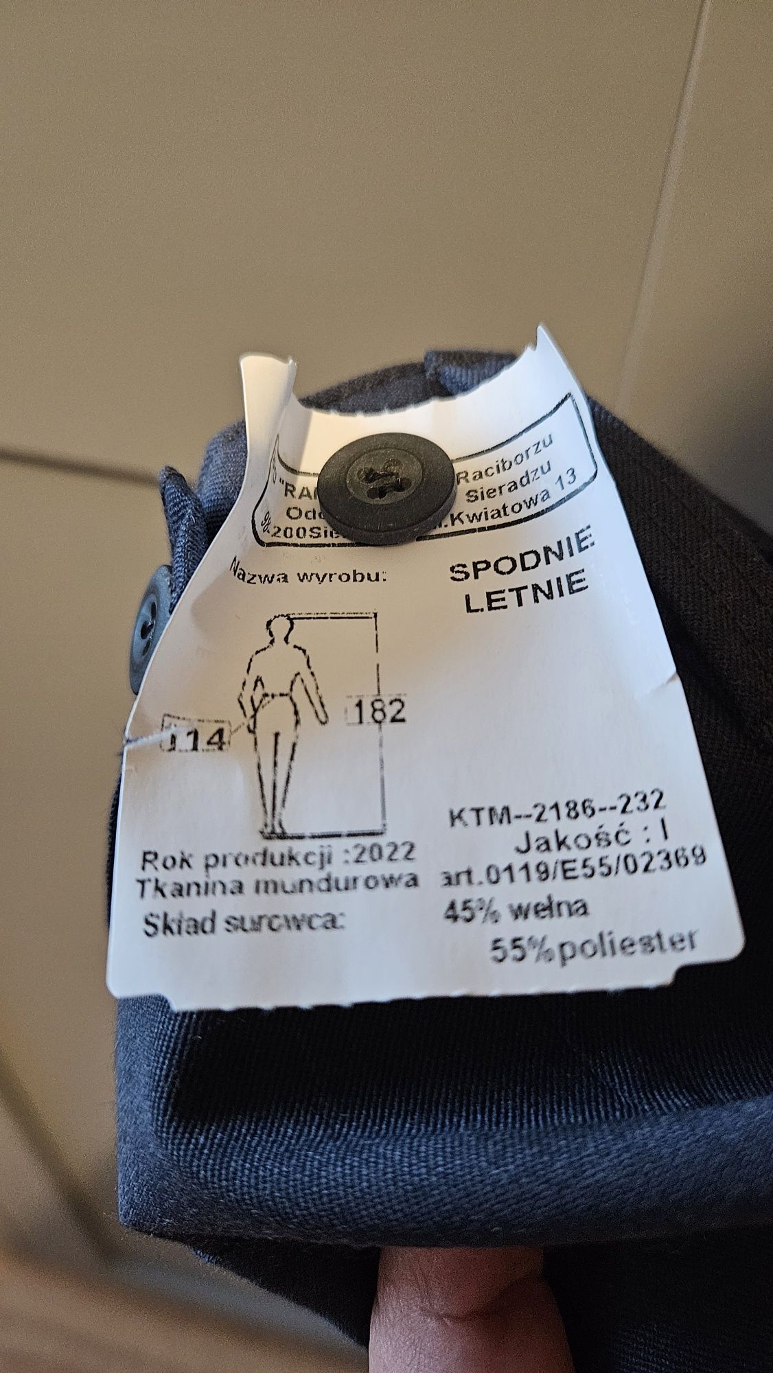 Spodnie letnie męskie SW