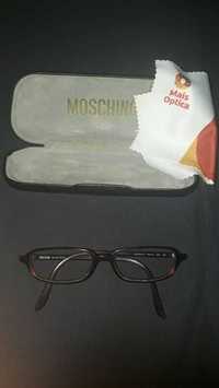 Óculos graduados da Moschino, haste bordeaux