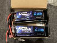 Комплект з 2 шт.Літій-полімерні батареї 5200mAh 7.4V 2s для RC моделей
