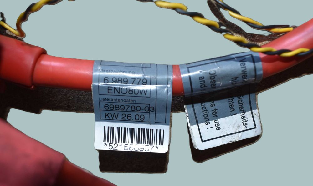 Cabo positivo bateria bmw E60/E61