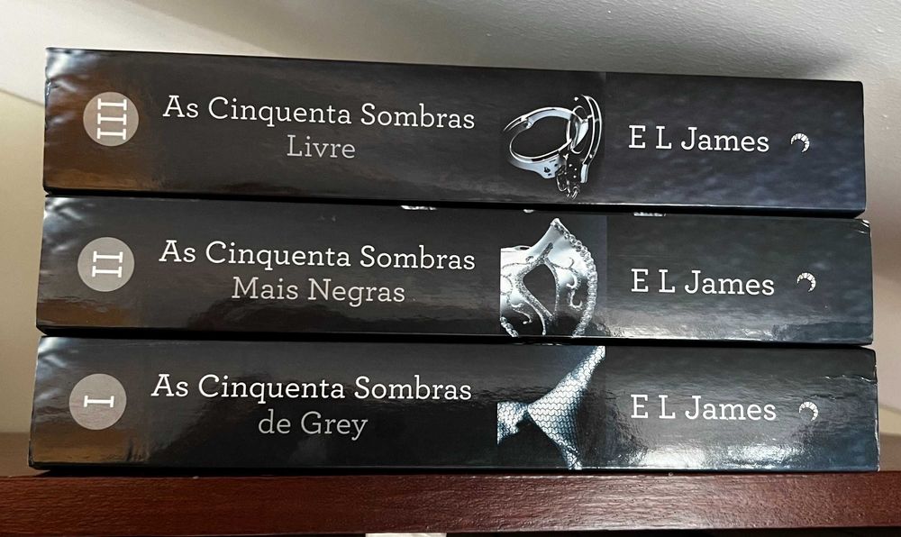 Coleção - As Cinquenta Sombras - 3 volumes - E. L. James