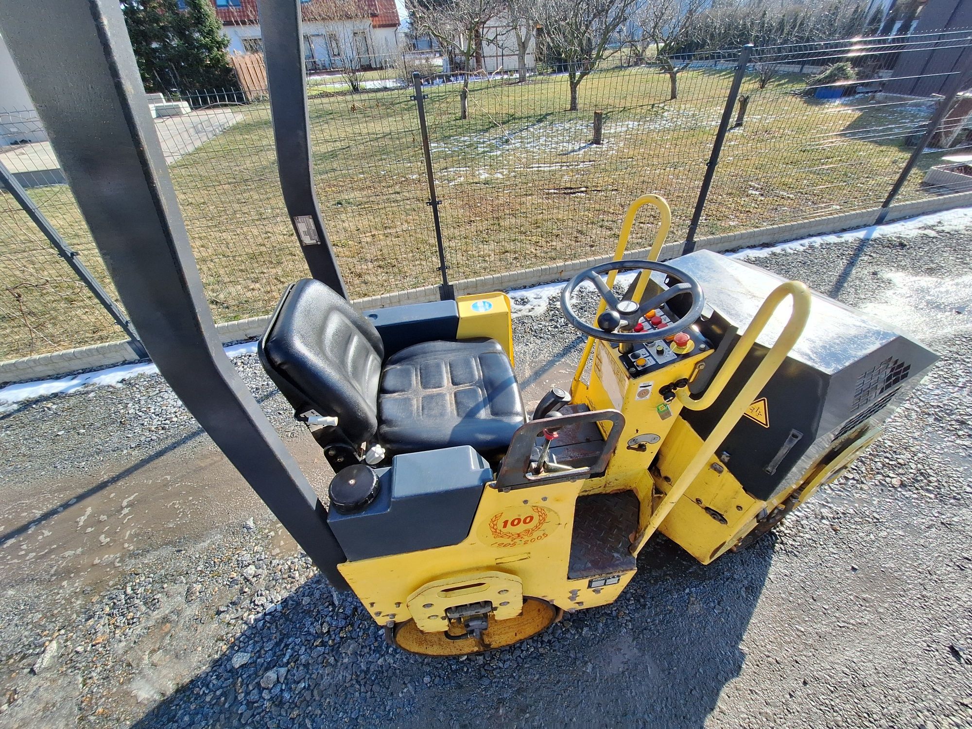 Mini walec zagęszarka BOMAG  ad80 silnik kubota