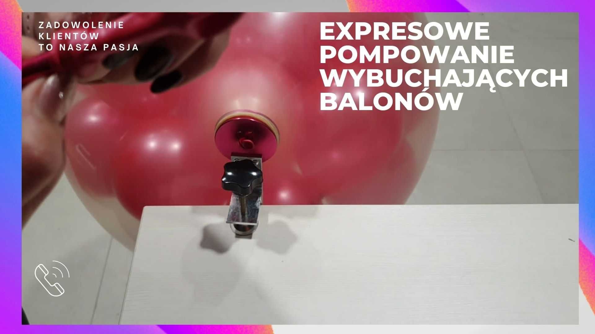 Strzelające balony odpalane bezprzewodowo -cały zestaw na 4 stacje