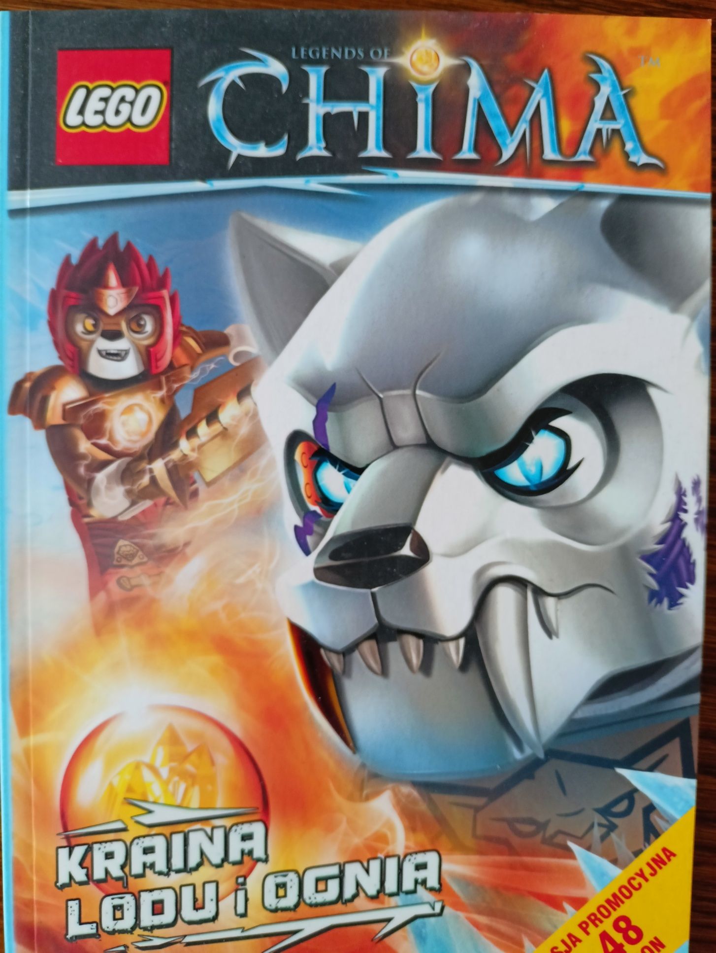 Legends of Chima. Kraina lodu i ognia. Książka z serii LEGO Chima.