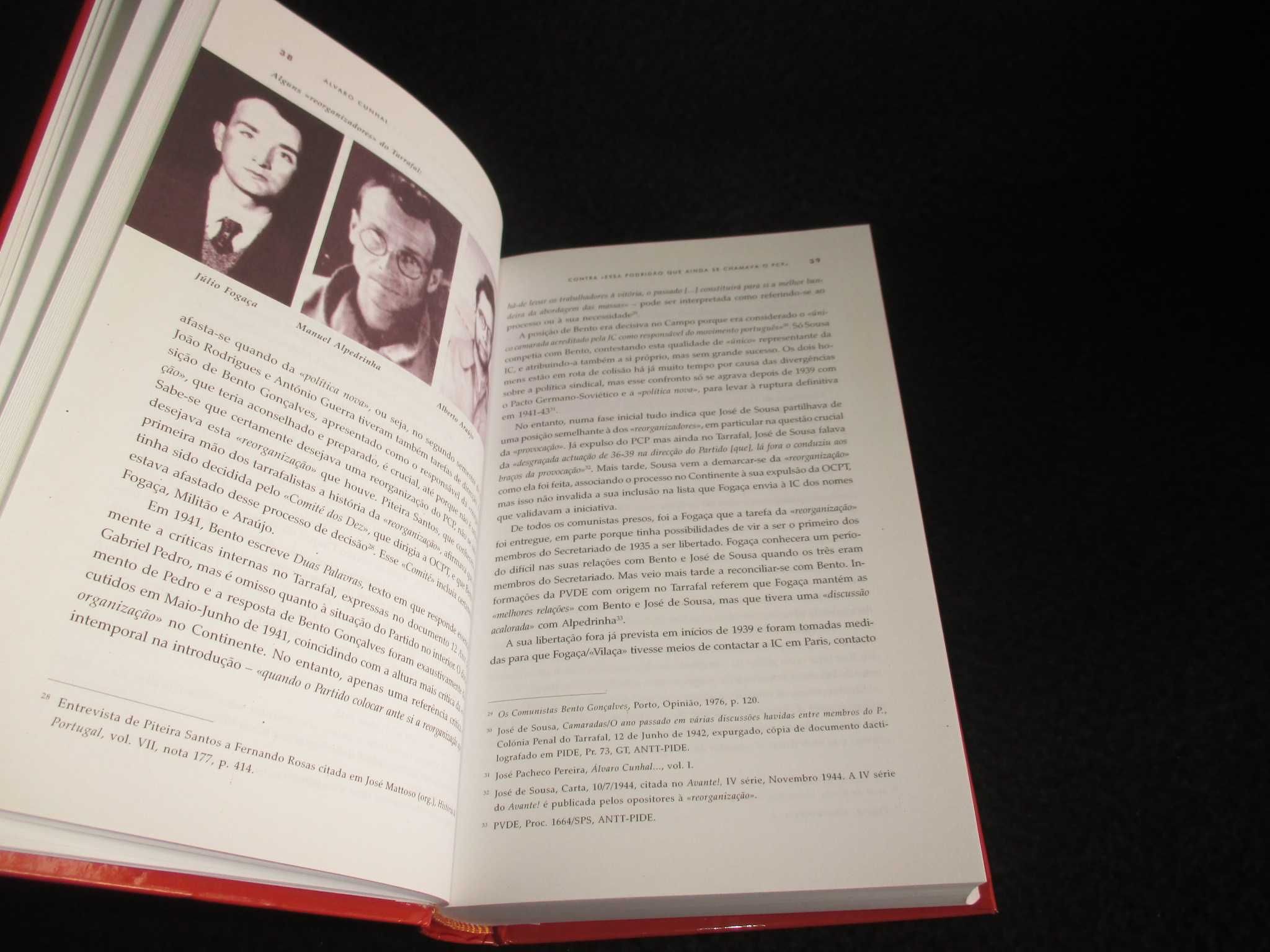 Livros Álvaro Cunhal Uma Biografia Política vol I e II Pacheco Pereira