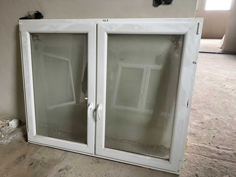 okno  2 skrzydłowe Plastik