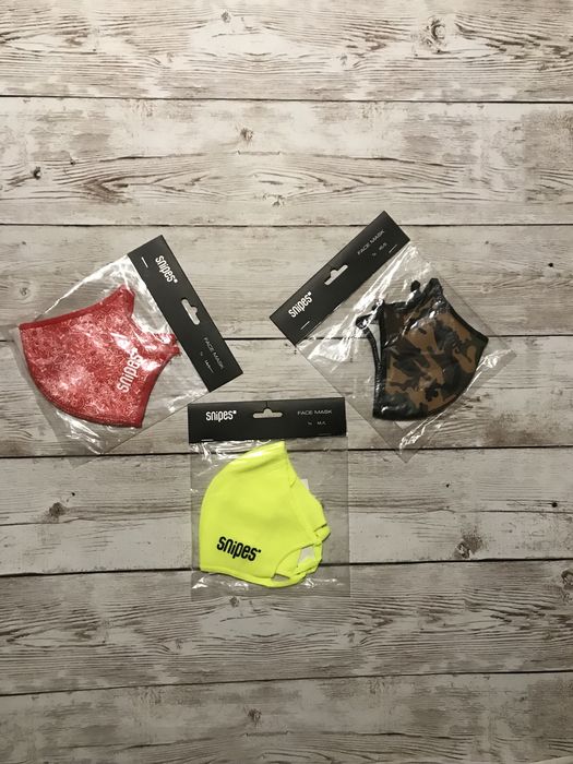 Персональная Защитная Маска Snipes Bandana Paisley Camo Neon Lime