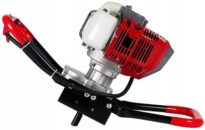 Świder Spalinowy  Wiertnica Glebowa  6,7 KM +Zestaw Wierteł 10 20 30