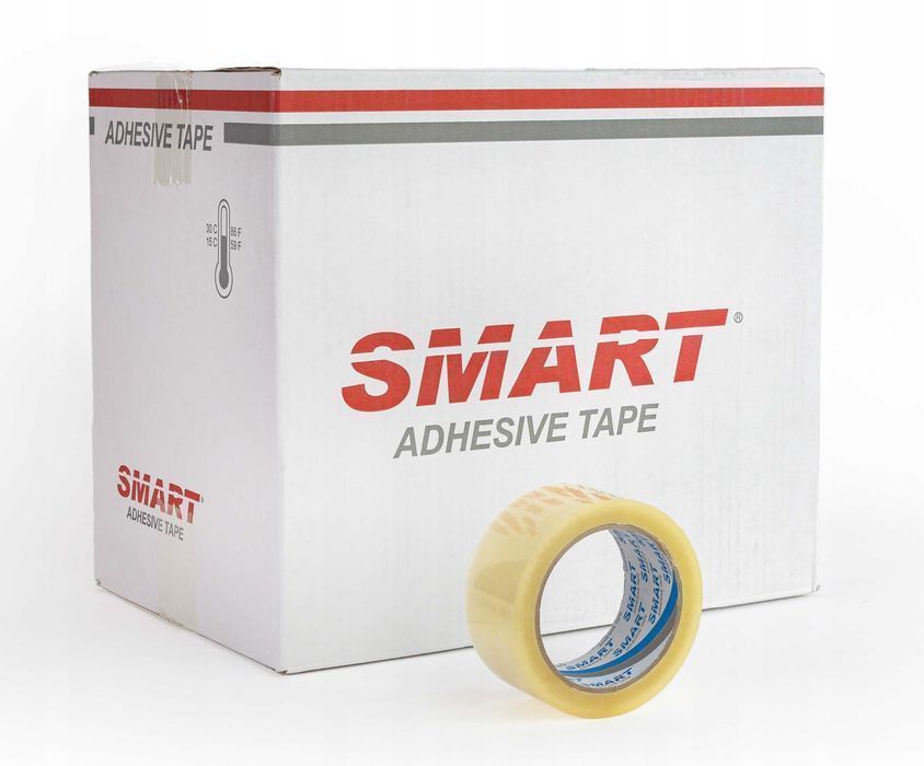 Taśma Pakowa Smart Transparent Akryl 48/50Y - 36 Szt.