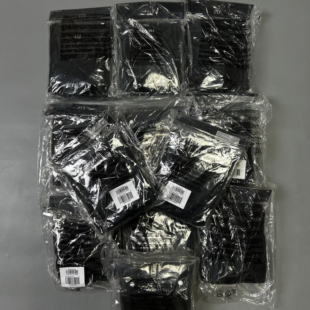 GAP оригинал КОМПЛЕКТ 2 шт футболка чёрная на лето новые размер M,L,XL