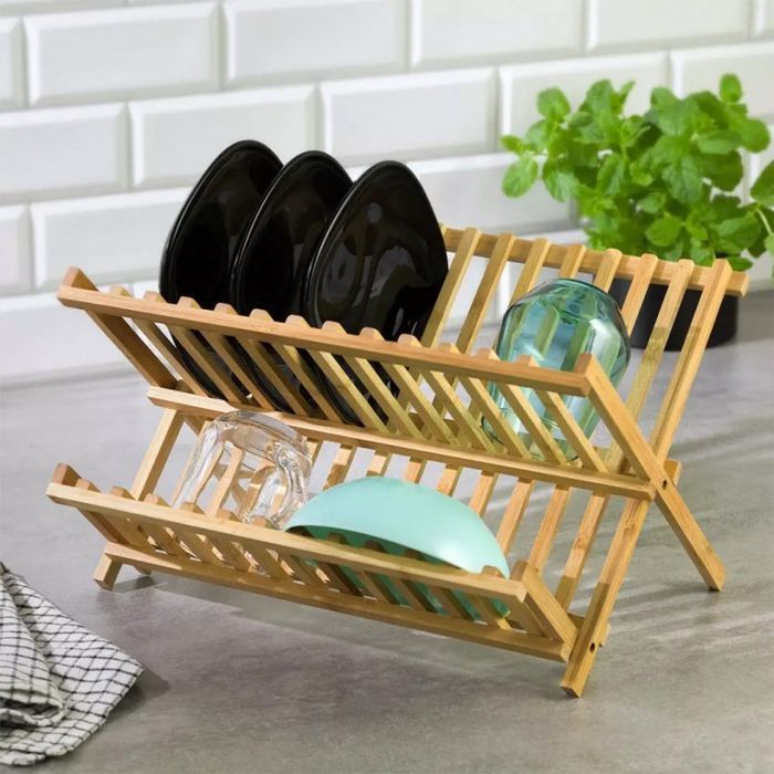 suszarka bambusowa do naczyń kinghoff kh-1631