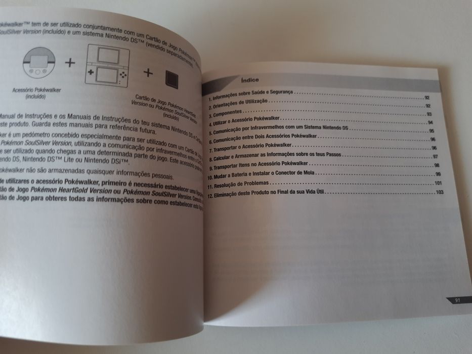 Manual Pokewalker dos Pokemon