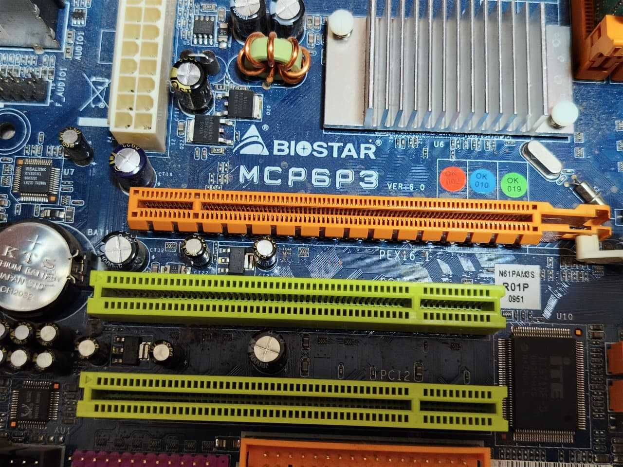 Комплект Biostar MCP6P3 + Athlon II + 2GB DDR3 + охлад