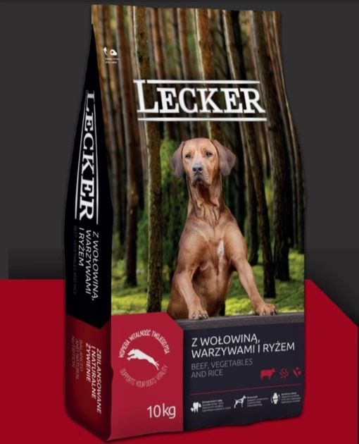 Акція Леккер Lecker  корм для собак 10 кг