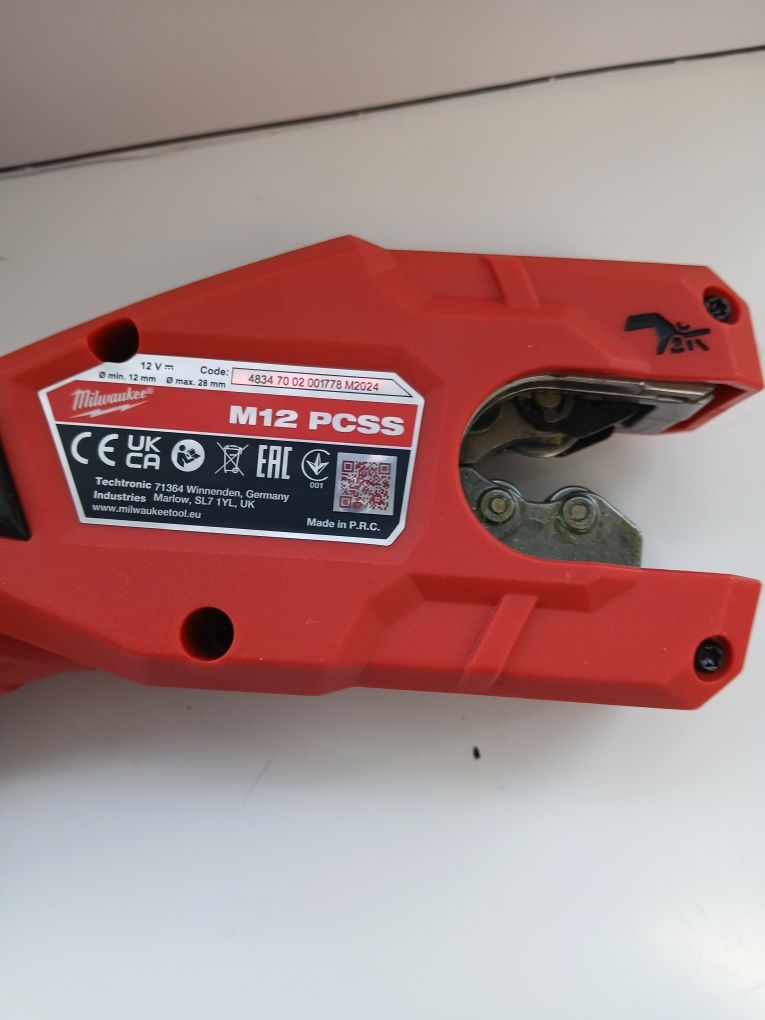Obcinak do rur Milwaukee M12 PCSS  INOX