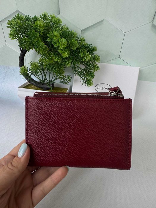 Жіночий шкіряний гаманець компактний