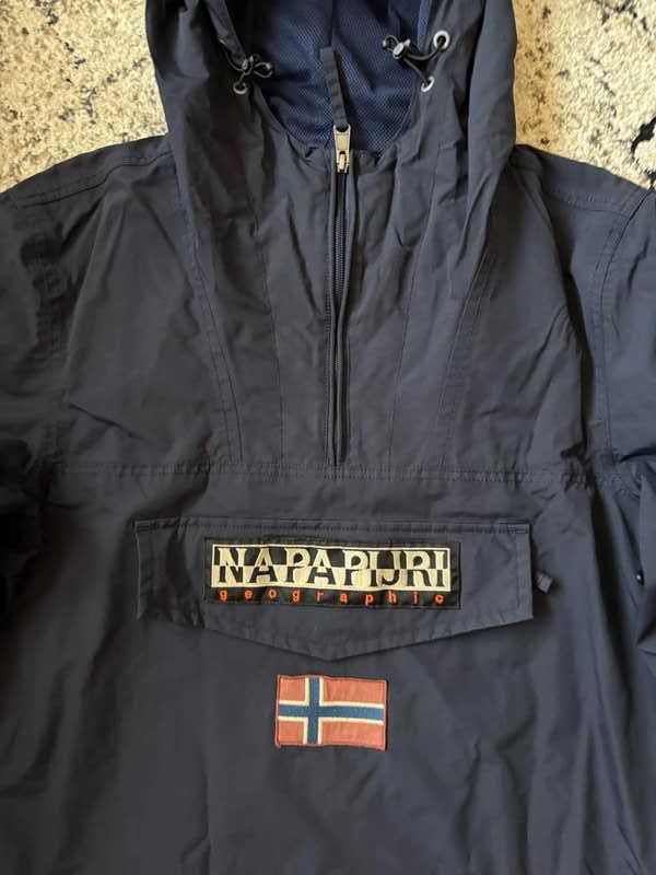 Kurtka Napapijri anorak kangurka męska swoosh basic jacket ocieplana