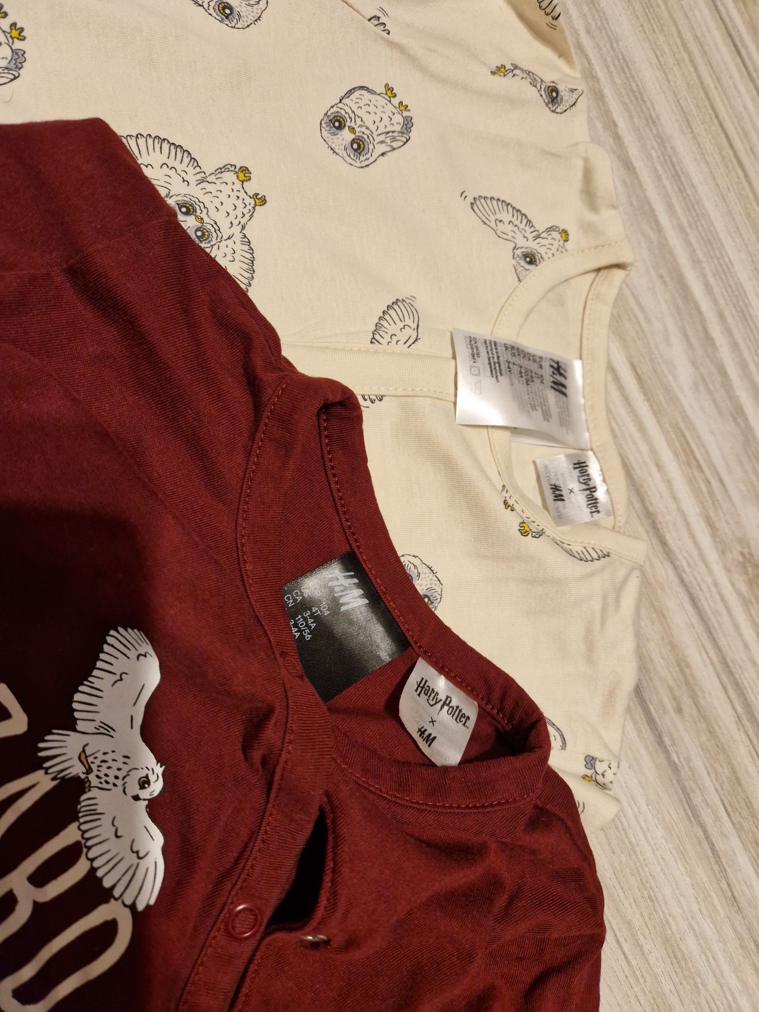 2 ( 1 nowa) pizamki pajacyk h&m 104 harry potter