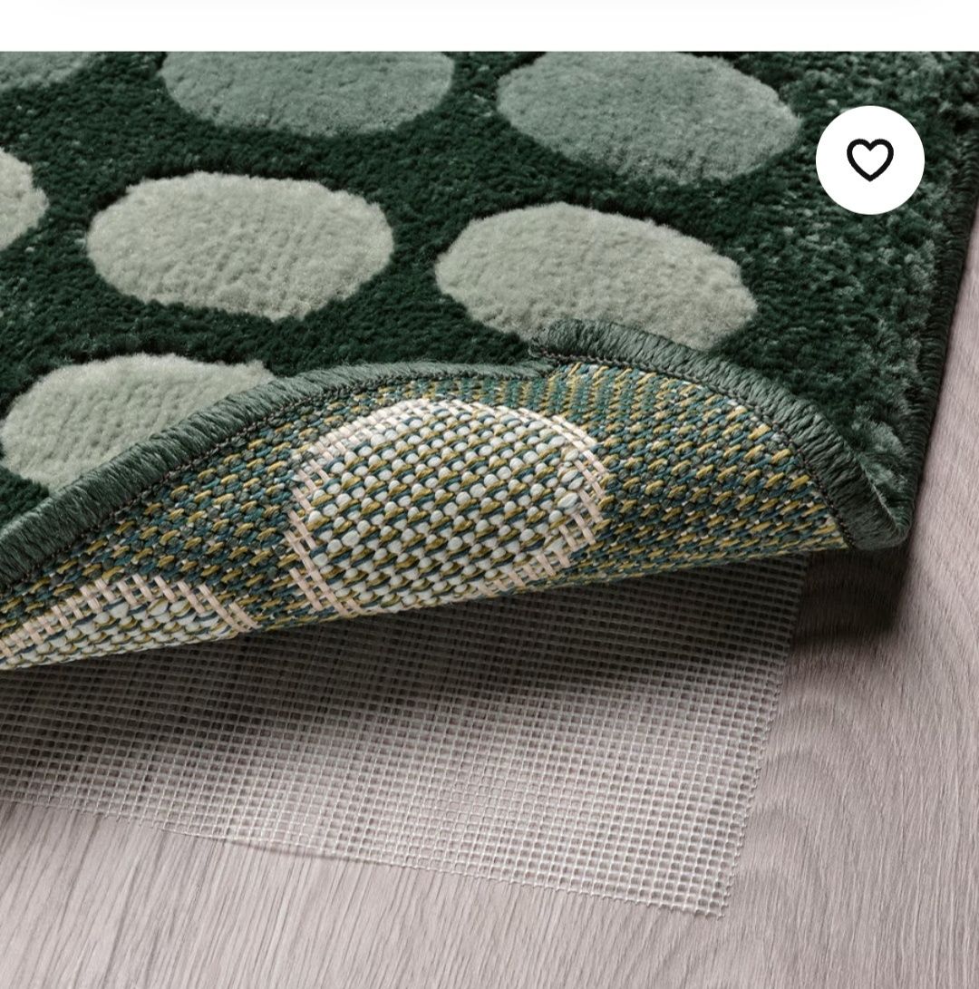 Килимок для дверей, темно-зелений, 40x60 см Ikea TUNNELBANA