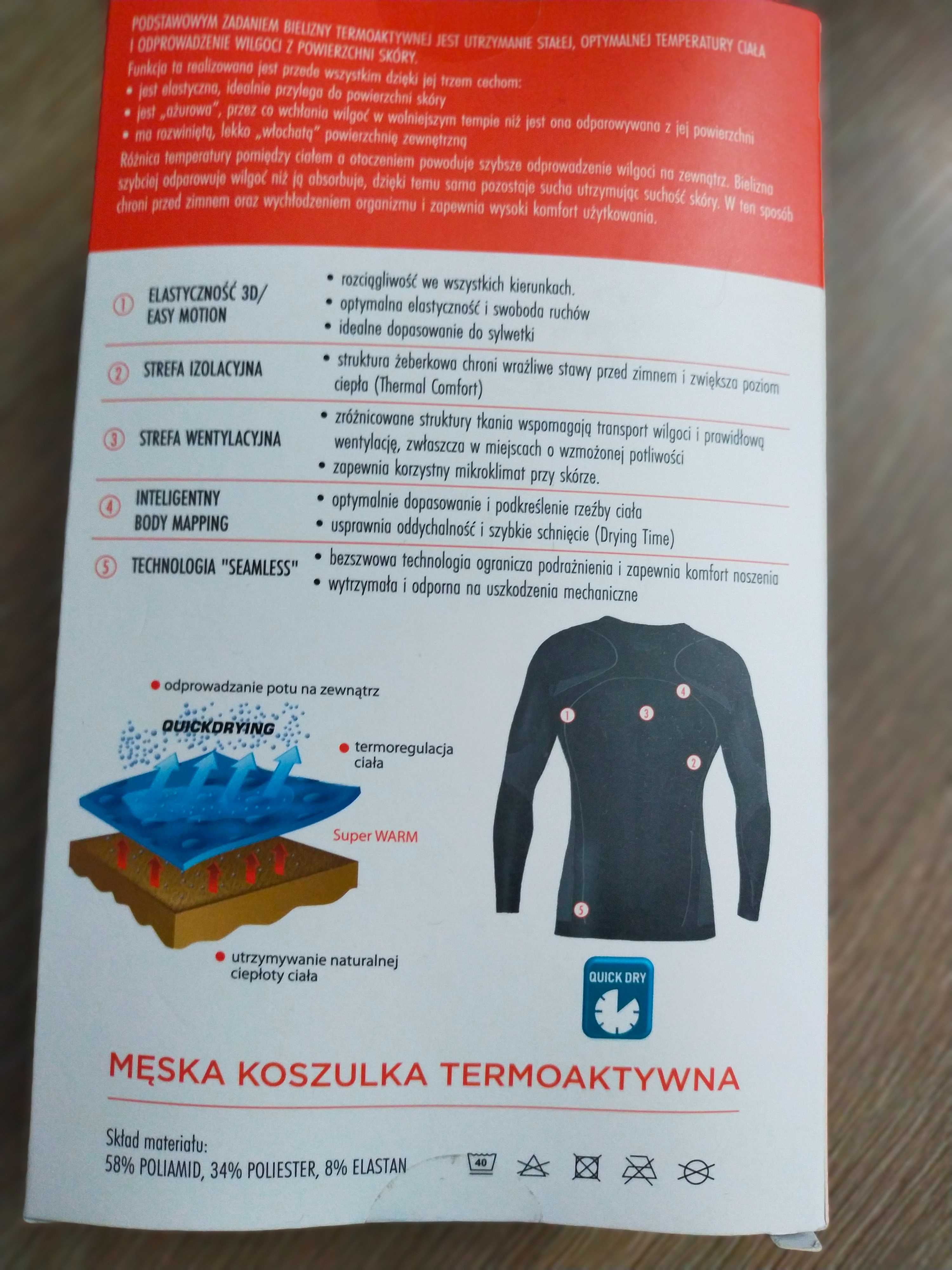 Męska koszulka Termoaktywna rozm. M/L