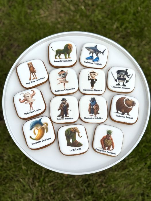 Пряники Меми (Italian Brainrot Memes) - Балеріна Капучіна та інші