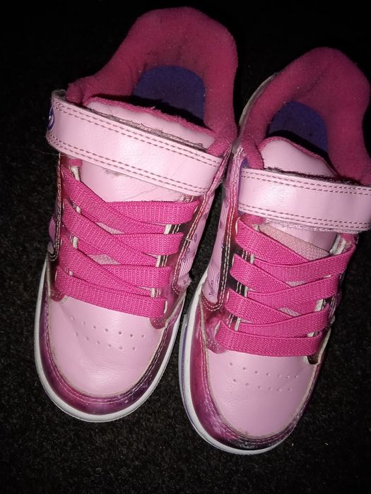 Роликовые кроссовки 32 р.Хилис Heelys для девочки светятся