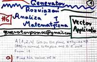 "Equation of a plane through A, B and C - ENG" - Zestaw rozwiązań