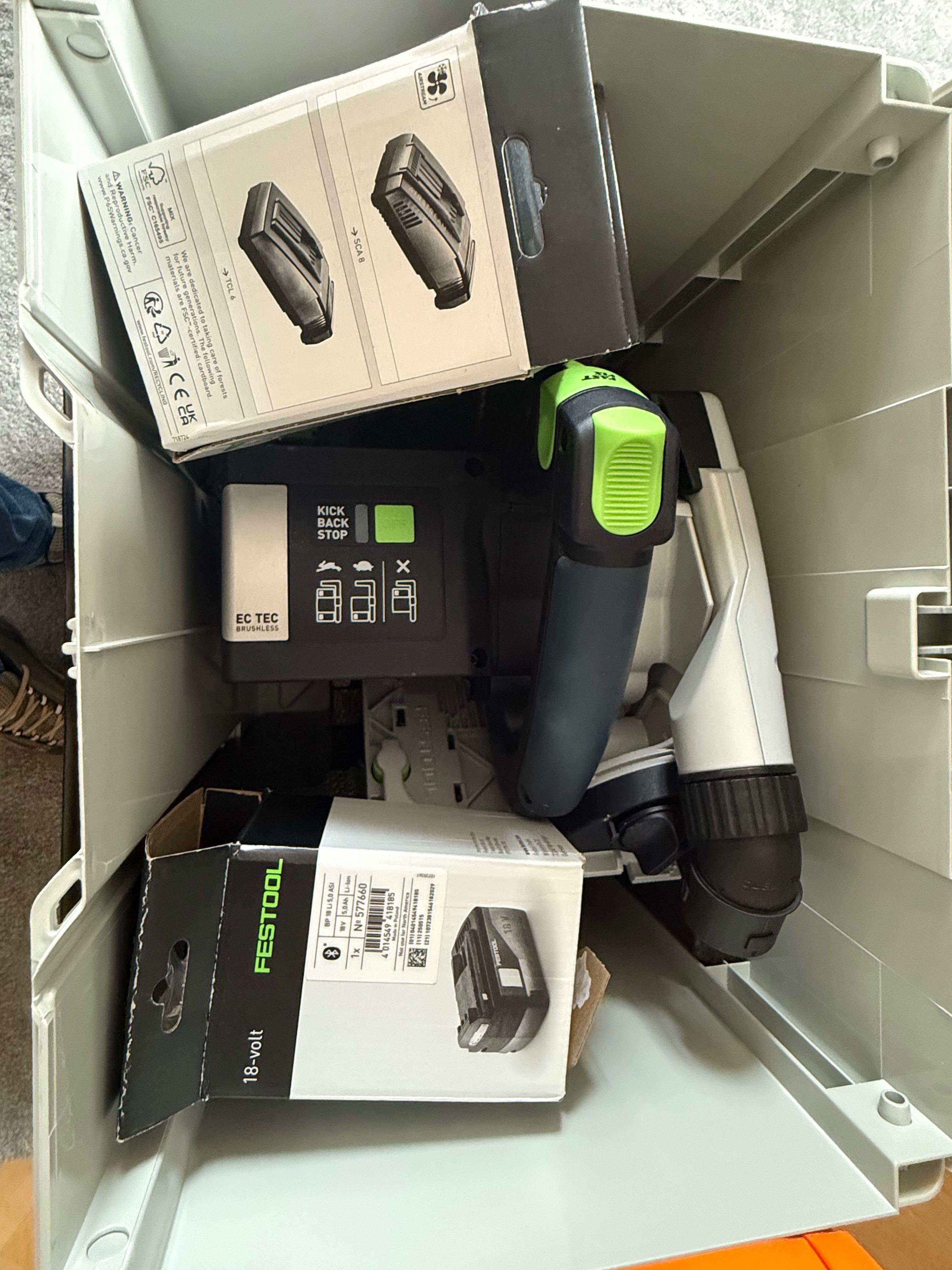 Festool zaglebiarka TSC 55 KEB-basic