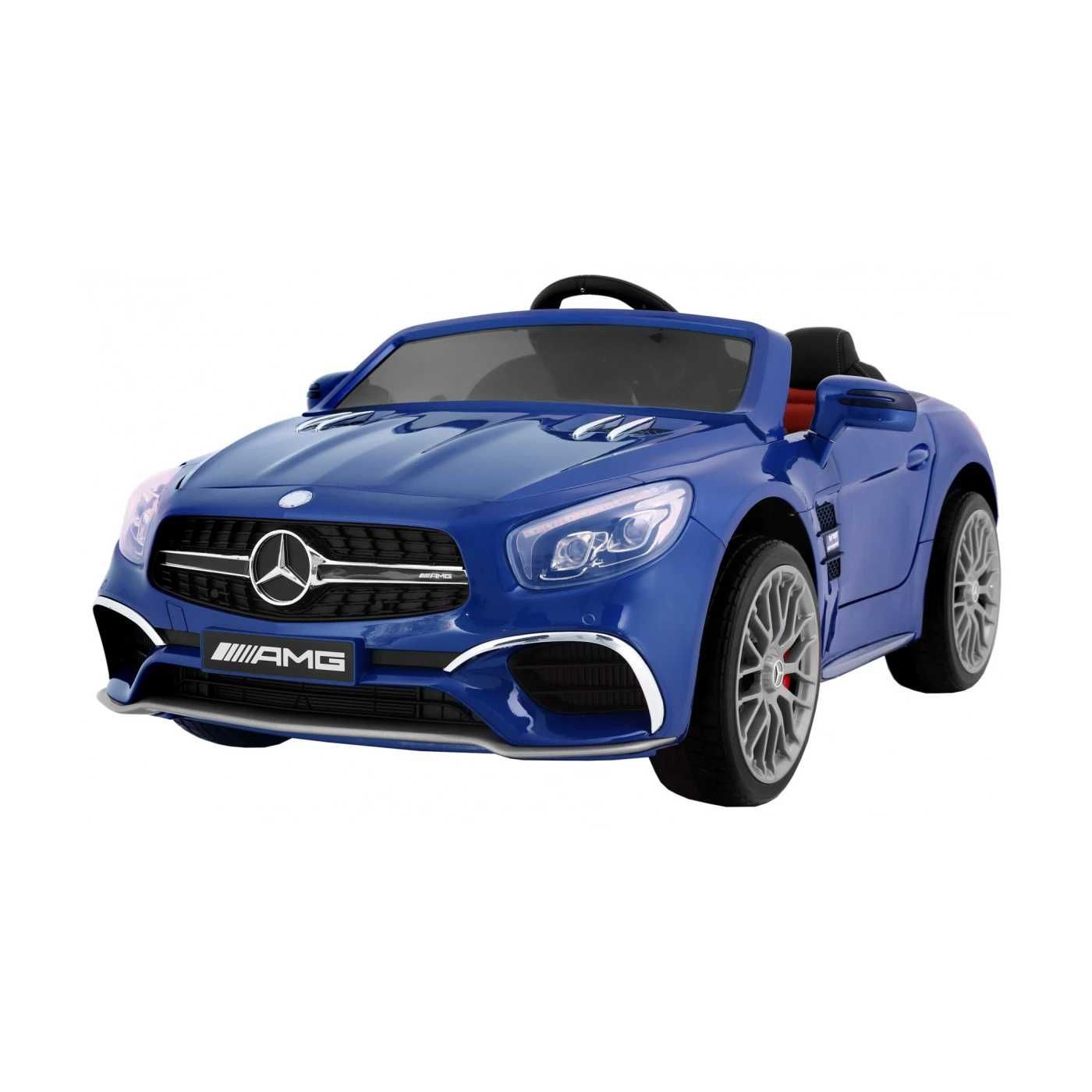 Mercedes AMG SL65 dla dzieci Lakier Niebieski Pilot MP3 LED