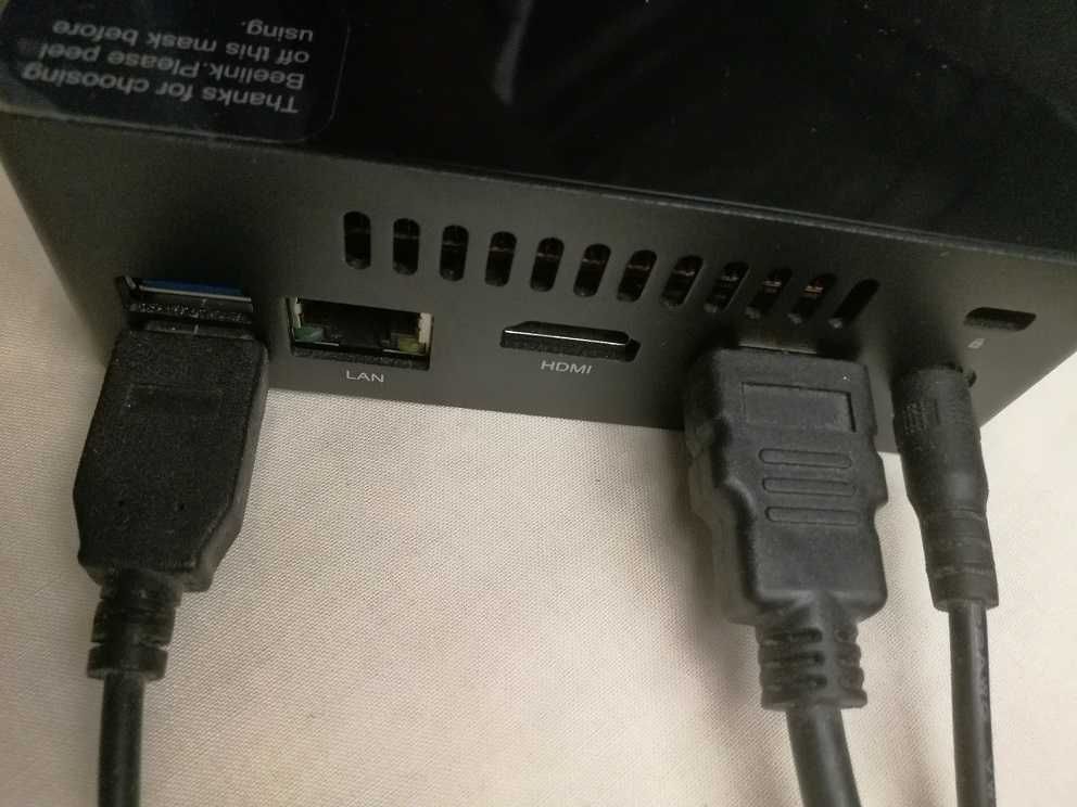 Компьютер мини ПК Beelink J45 Intel Pentium J4205 8GB 128GB Windows 10