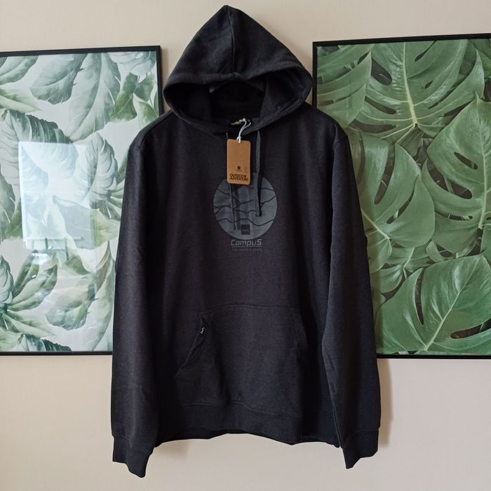 Bluza Campus, bluza dresowa z kapturem bawełna